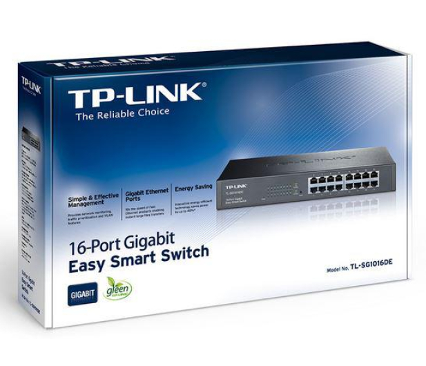 TP-Link 16p TL-SG1016DE Rack (16x10/100/1000Mbit) - 200767 - zdjęcie 2